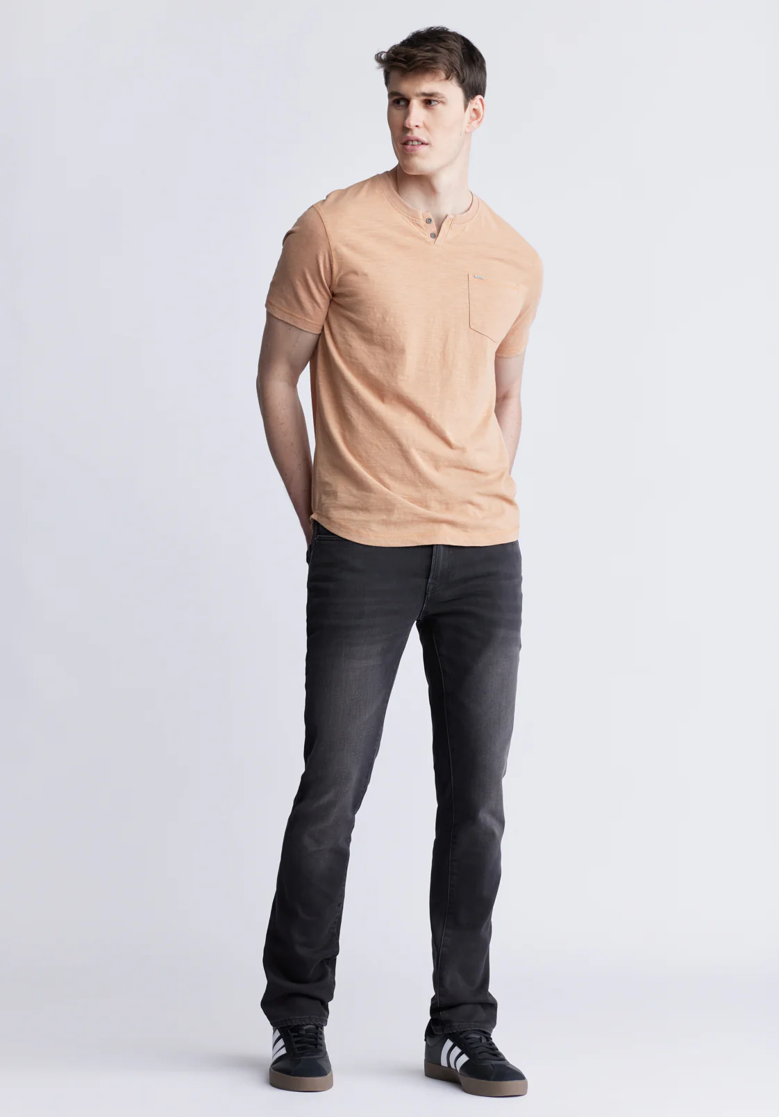 Slim Ash Men's Freedom Flex Jeans, Worked and Sanded - BM22985 - Image 4