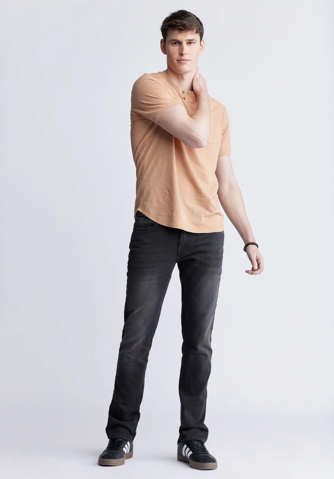 Slim Ash Men's Freedom Flex Jeans, Worked and Sanded - BM22985 - Image 6