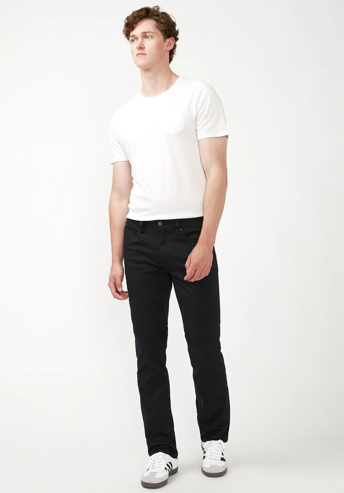 Straight Six Men's Twill Pants in Authentic Black - BM16083 - Image 6